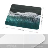 yanfind The Mouse Pad Daria Shevtsova Beach Aerial Seashore Ocean Pattern Design Stitched Edges Suitable for home office game