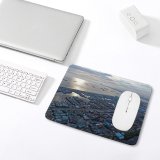 yanfind The Mouse Pad Boats Above Building Drone From Eye Bird's Watercrafts Aerial Shot Pattern Design Stitched Edges Suitable for home office game