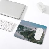 yanfind The Mouse Pad Drone Glacier Range Lake Mountain Snow Baikal Irkutsk Winter Ice PNG Pattern Design Stitched Edges Suitable for home office game