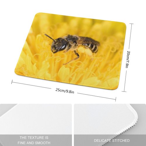 yanfind The Mouse Pad Apidae Images Honey Bumblebee Plant Pollen Insect Pictures Invertebrate Stock Free Pattern Design Stitched Edges Suitable for home office game