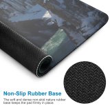 yanfind The Mouse Pad Domain River Canyon Gullfoss Pictures Outdoors Grey Snow Islande Glacier Ice Pattern Design Stitched Edges Suitable for home office game