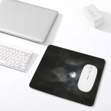 yanfind The Mouse Pad Cloud Atmosphere Event Light Dark Atmospheric Moon Celestial Darkness Sky Mystic Moon Pattern Design Stitched Edges Suitable for home office game