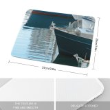 yanfind The Mouse Pad Marina Texture Watercraft Transportation Harbor Boats Naval Reflection Vehicle Architecture Vessel Boat Pattern Design Stitched Edges Suitable for home office game