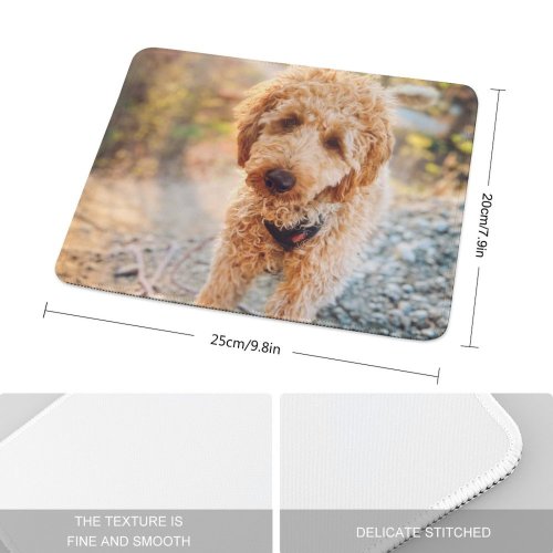 yanfind The Mouse Pad Dog Pet Free Pictures Poodle Images Puppies Pattern Design Stitched Edges Suitable for home office game