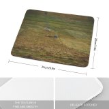 yanfind The Mouse Pad Vehicle Landscape Rural Countryside Creative Pasture Mound Slope Farm Ground Pictures Pattern Design Stitched Edges Suitable for home office game