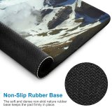 yanfind The Mouse Pad Volcano Snow Ice Mountain Sky Rock Zealand Taranaki Mountainous Landforms Range Glacial Pattern Design Stitched Edges Suitable for home office game