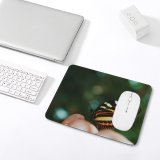 yanfind The Mouse Pad Blur Invertebrate Butterfly Delicate Wing Wild Insect Moth Wildlife Macro Monarch Outdoors Pattern Design Stitched Edges Suitable for home office game
