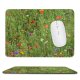 yanfind The Mouse Pad Agnes Rural Countryside Plant Farm Grassland Outdoors Poppy Free Flower Geranium Pattern Design Stitched Edges Suitable for home office game