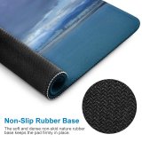 yanfind The Mouse Pad Wales Coast Sea Seaside Vacation Victorian Fish Pier Beach Space Old Sky Pattern Design Stitched Edges Suitable for home office game