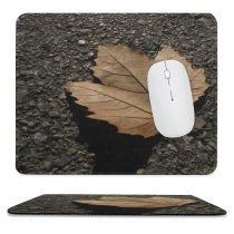 yanfind The Mouse Pad Tree Leaf Park Monjuic Sky Backlight Clear Clean Plant Maple Deciduous Soil Pattern Design Stitched Edges Suitable for home office game