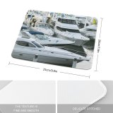 yanfind The Mouse Pad Marina Watercraft Harbor Sydney Transportation Marine Boat Vehicle Speed Boating Dock Show Pattern Design Stitched Edges Suitable for home office game