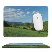 yanfind The Mouse Pad Virginia Field Mountain Grass Rural Plant Spring Outdoors Farm Pasture Land Pattern Design Stitched Edges Suitable for home office game