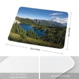 yanfind The Mouse Pad Mount Rainier Eunice Lake Landscape Sky Glacier Mountains Snow Covered Trees Clear Pattern Design Stitched Edges Suitable for home office game