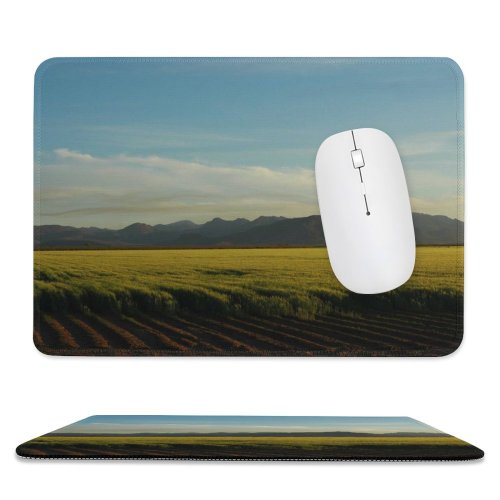 yanfind The Mouse Pad Dry Countryside Relaxed Mexico Growing Sonora Highway Pictures Late Grassland Cloud Pattern Design Stitched Edges Suitable for home office game