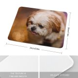 yanfind The Mouse Pad Dog Pet Free Pictures Images Puppies Pattern Design Stitched Edges Suitable for home office game