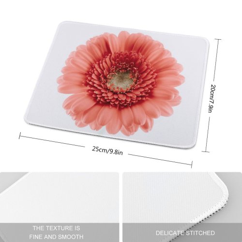 yanfind The Mouse Pad Paweł Czerwiński Flowers Gerbera Daisy Flower Closeup Macro Blossom Bloom Spring Flower Pattern Design Stitched Edges Suitable for home office game