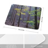 yanfind The Mouse Pad Coniferous Tropical Broadleaf Tree Temperate Forest Alsace Northern Old Growth Biome Plants Pattern Design Stitched Edges Suitable for home office game