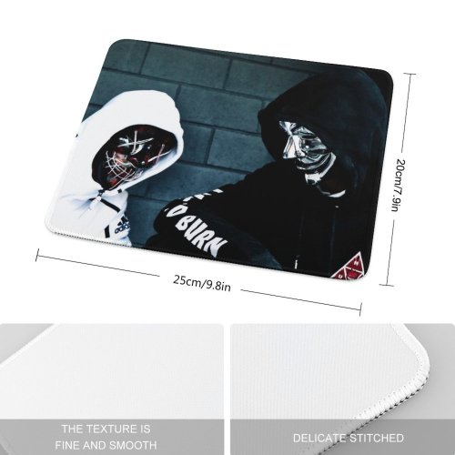 yanfind The Mouse Pad Chaozzy Lin Persons Sweatshirt Anonymous Hoodie Pattern Design Stitched Edges Suitable for home office game