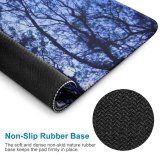 yanfind The Mouse Pad Tree Sky Fresh Clean Tranquility Focus Arvore Vista Baixo Natureza Verde Ceu Pattern Design Stitched Edges Suitable for home office game