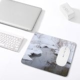yanfind The Mouse Pad Enjoy Certain Comment Please Used Give Winter Natural Atmospheric Landscape Sky Seeing Pattern Design Stitched Edges Suitable for home office game