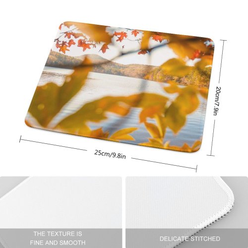 yanfind The Mouse Pad Scenery Wallpapers Pictures Outdoors Plant Maple Domain Tree Images Public Leaf Pattern Design Stitched Edges Suitable for home office game