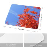yanfind The Mouse Pad Tree Leaf Leaves Sky Flowering Plant Flower Autumn Stem Maple Pattern Design Stitched Edges Suitable for home office game