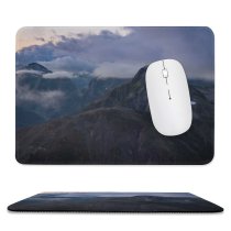 yanfind The Mouse Pad Landscape Peak Building Countryside Housing Domain Slope Pictures Outdoors Grey Range Pattern Design Stitched Edges Suitable for home office game