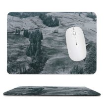 yanfind The Mouse Pad Abies Scenery Tree Mountain Pine Domain Plant Fir Spruce Public Outdoors Pattern Design Stitched Edges Suitable for home office game