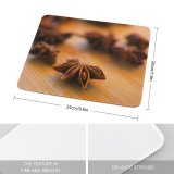 yanfind The Mouse Pad Blur Freshness Focus Dry Life Organic Seasoning Table Still Macro Ingredients Fruit Pattern Design Stitched Edges Suitable for home office game
