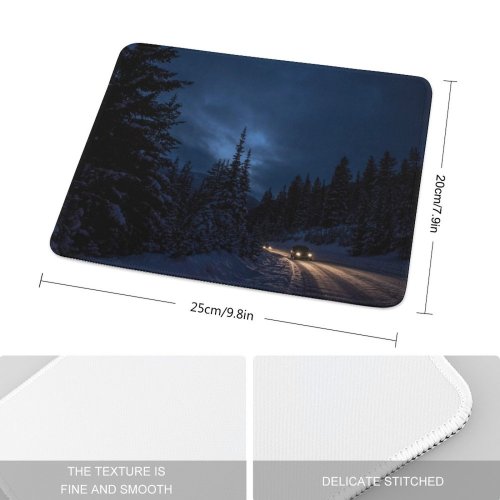 yanfind The Mouse Pad Vehicle Automobile Abies Pine Plant Spruce Columbia Pictures Transportation Outdoors Stock Pattern Design Stitched Edges Suitable for home office game