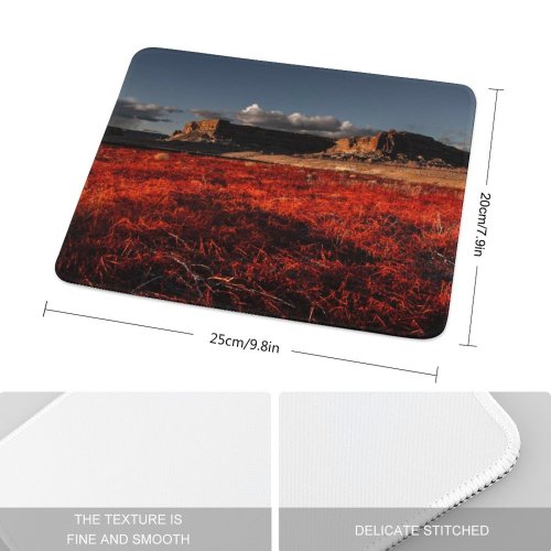 yanfind The Mouse Pad Scenery Field Mesa Grass Plant Free Outdoors Wallpapers Land Grassland Images Pattern Design Stitched Edges Suitable for home office game
