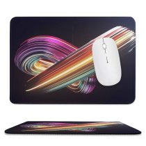 yanfind The Mouse Pad Dante Metaphor Abstract Swirls Render CGI Pattern Design Stitched Edges Suitable for home office game