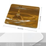 yanfind The Mouse Pad Waterdrops Macro Droplets Colour Drop Liquid Fluid Still Life Pattern Design Stitched Edges Suitable for home office game