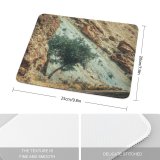 yanfind The Mouse Pad Scenery Highway Tree Mountain Mesa Wilderness Free Ground Stream Basin River Pattern Design Stitched Edges Suitable for home office game