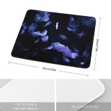 yanfind The Mouse Pad Dark Jellyfishes Underwater Deep Ocean Pattern Design Stitched Edges Suitable for home office game