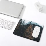 yanfind The Mouse Pad Abies Rieserferner Pine Plant Forest Creative Spruce Dying Pictures Snow Tree Pattern Design Stitched Edges Suitable for home office game