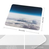 yanfind The Mouse Pad Daniel Olah Earth Horizon Above Clouds Starry Sky Polar Regions Pattern Design Stitched Edges Suitable for home office game