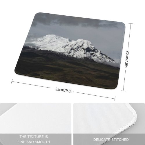 yanfind The Mouse Pad Wallpapers Peak Pictures Plateau Range Outdoors Ice Grey Snow Domain Mountain Images Pattern Design Stitched Edges Suitable for home office game