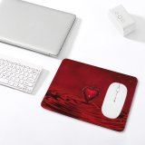 yanfind The Mouse Pad Dorothe Love Heart Stars Waves Chain Pattern Design Stitched Edges Suitable for home office game