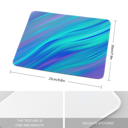 yanfind The Mouse Pad Dpcdpc Abstract Gradients River Colorful Chromatic Pattern Design Stitched Edges Suitable for home office game