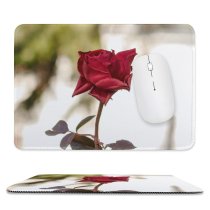 yanfind The Mouse Pad Dry Rose Plant Frost PNG Pictures Winter Flower Beautiful Blossom Images Pattern Design Stitched Edges Suitable for home office game