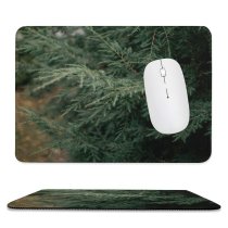 yanfind The Mouse Pad Abies Tree Greenery Pine Portland Plant Branches Fir Larch Spruce PNG Pattern Design Stitched Edges Suitable for home office game
