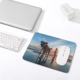 yanfind The Mouse Pad Recreation Sea Outdoors Leisure Beach Shore Sunset Seashore Travel Vacation Sun Sand Pattern Design Stitched Edges Suitable for home office game