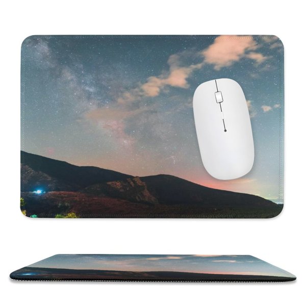 yanfind The Mouse Pad Eruption Galaxy Milky Delphi Starry Night Nightphotography Milkyway Space Exposure Nightsky Pattern Design Stitched Edges Suitable for home office game