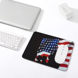 yanfind The Mouse Pad Blur Honor Freedom Jul Liberty Spangled Independence Usa Stripe Administration Fourth Memorial Pattern Design Stitched Edges Suitable for home office game