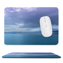 yanfind The Mouse Pad Wales Coast Sea Seaside Vacation Victorian Fish Pier Beach Space Old Sky Pattern Design Stitched Edges Suitable for home office game