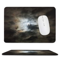 yanfind The Mouse Pad Cloud Event Atmosphere Daytime Light Dark Atmospheric Moon Celestial Darkness Cloud Sky Pattern Design Stitched Edges Suitable for home office game