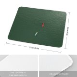 yanfind The Mouse Pad Boats Above Drone From River Ocean Sea Lake Eye Bird's Watercrafts Aerial Pattern Design Stitched Edges Suitable for home office game
