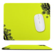 yanfind The Mouse Pad Fashion Plant Font Bold Design Hip Visual Hop Striking Pattern Design Stitched Edges Suitable for home office game
