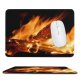 yanfind The Mouse Pad Wallpapers Bonfire Hot Fire Burn Flame Mount Creative Images Gilboa Dark Pattern Design Stitched Edges Suitable for home office game